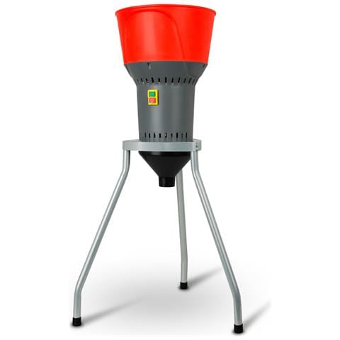 Macina Cereali Elettrica Con Base, Motore Elettrico 1300 Watt, Imbuto Da 13l, Macina Con Lama In Acciaio Inox Robusta, Cinque Setacci Inclusi, Tritacereali Per Mangimi - Foto 1