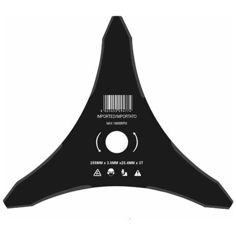 Disco Di Ricambio Per Decespugliatore A 3 Denti Con Ø Esterno Di 255mm - Foto 1