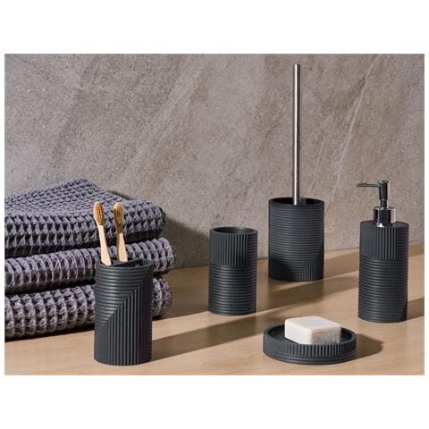 Set Da 5 Accessori Per Il Bagno Sepahua Nero - Foto 1