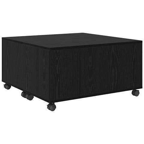 Tavolino da salotto Rovere nero 75 x 75 x 38 cm - Foto 1