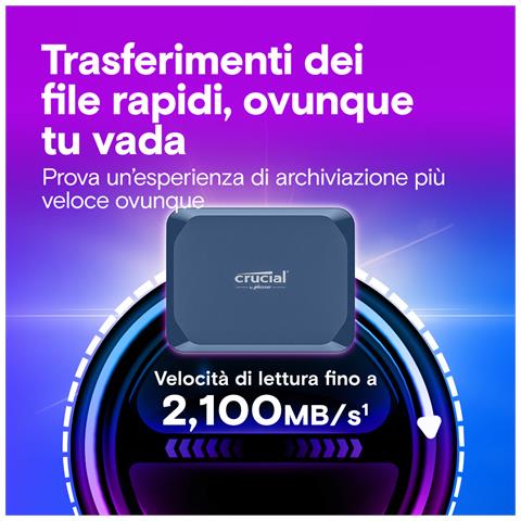 X10 1 TB USB tipo-C USB 3.2 Gen 2x2 Blu - Foto 6