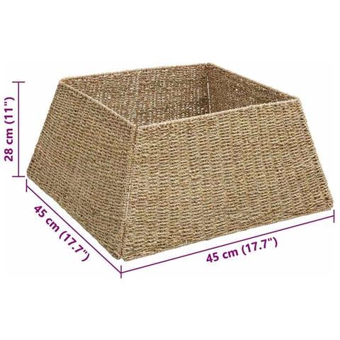 Collare per Albero di Natale Marrone 60 x 60 x 28 cm seagrass - Foto 7