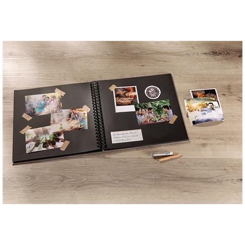 Album A Spirale Fun Wedding Selection, Camoscio Bianco, 23x17 Cm - Foto 3