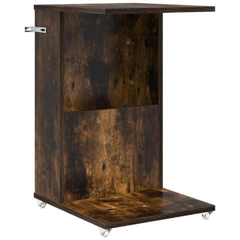 Tavolo laterale Rovere fumé 40 x 35 x 60 cm Legno multistrato - Foto 1