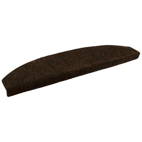 Tappetini per scale autoadesivi Semicircolare 15 pcs Marrone - Foto 1
