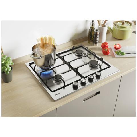 ESSENZA CDIH6WBREX Acciaio inox Da incasso 60 cm Gas 4 Fornello (i) - Foto 2