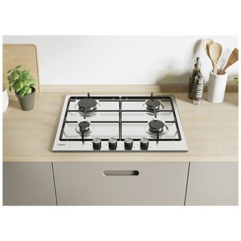 ESSENZA CDIH6WBREX Acciaio inox Da incasso 60 cm Gas 4 Fornello (i) - Foto 4