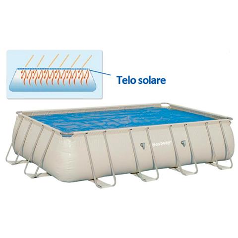 Telo superiore solare per piscina con isolamento termico 732x366 cm - Foto 1