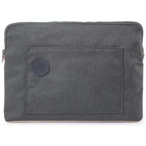 Custodia Notebook Slim Sleeve Fino a 16’’ Grigio / Arancio - Foto 4