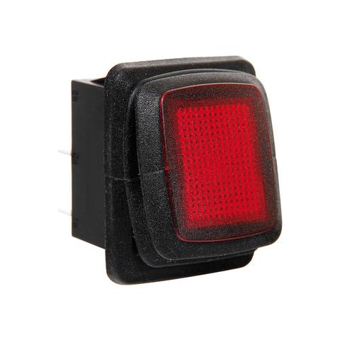 Interruttore Impermeabile 12/24v Con Led Rosso - Foto 1