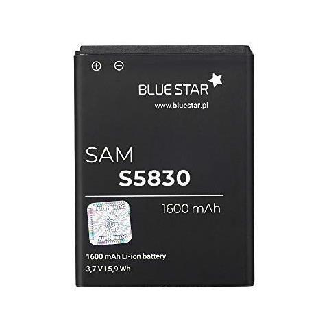 Batteria Ricambio Compatibile Con Samsung S5830 Galaxy Ace / Galaxy Gio (s5670) 1600 Mah Ricambio Batteria Eb494358vu - Foto 1