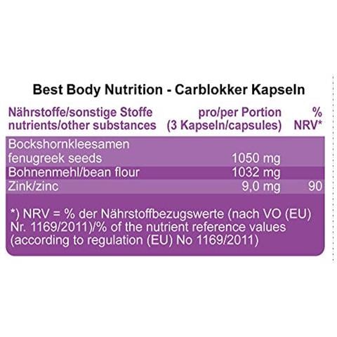 Nutrition Carblokker Fatburner - 1 Prodotto - Foto 2