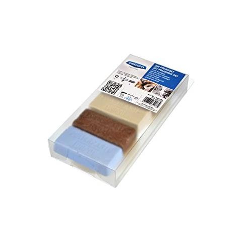 , 1203600000, Lucidatura Fissato Per Trapano, 6 Pezzi Di Metallo 85/80, 3 Paste Lucidanti Bianco / marrone / blu, Gambo 6 Mm - Foto 2