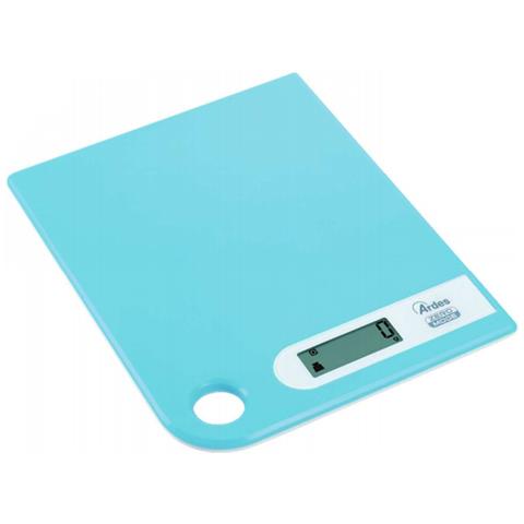 Ar1pa1 Bilancia Da Cucina Elettronica Blu Superficie Piana Rettangolo - Foto 2