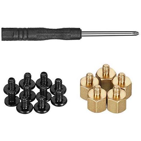 M. 2 Standoff E Vite Kit Di Montaggio M. 2 Ssd Per M. 2 Drives Asus Scheda Madre M. 2 Vite Dado Esagonale Stand Off Spacer (5 Set) Cacciavite 1 Pc - Foto 1