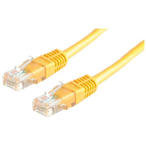UTP Patch Cord Cat. 6, yellow 10 m Giallo cavo di rete - Foto 1
