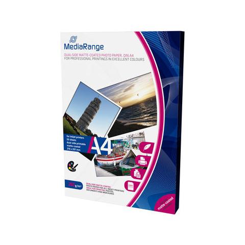 Carta Fotografica Doppia Faccia A4 Opaca Bianco MRINK112 - Foto 2