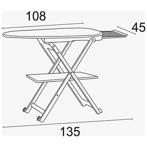 Stirocomodo - Asse Da Stiro Regolabile Naturale - Foto 6