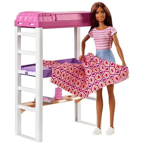 Barbie con Arredamento Letto e Scrivania FXG52 - Foto 2