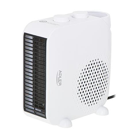 Adler Ad7725w Termoventilatore Portatile Aria Calda / Fredda 2 Livelli Di Potenza, Termostato 2000w Bianco - Foto 1