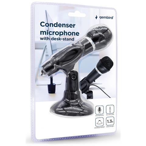 MIC-D-04 microfono Nero Microfono da tavolo - Foto 3