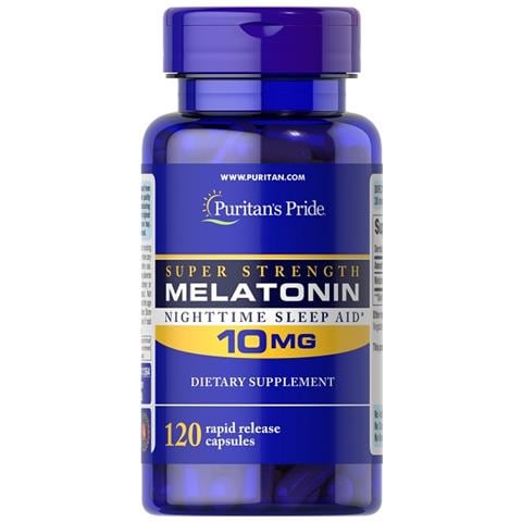Melatonina 10 Mg 120 Caps Puritans Pride - Foto 1