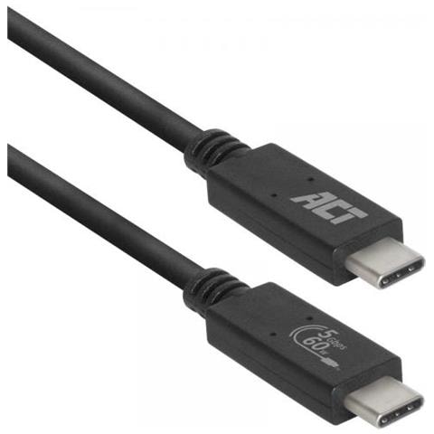 Ac7401 Cavo Usb 1 M Usb 3.2 Gen 1 (3.1 Gen 1) Usb C Nero - Foto 1