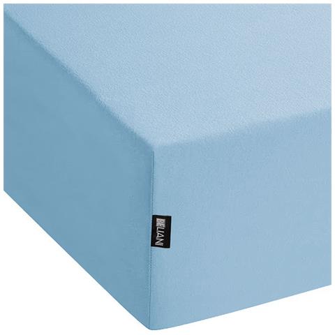 Coprimaterasso Elasticizzato Hofuf Cotone Azzurro - Foto 5