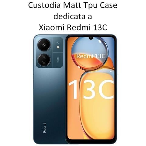 Custodia Tpu Silicone Cover Case Per Xiaomi Redmi 13c - Poco C65 Black - Foto 2