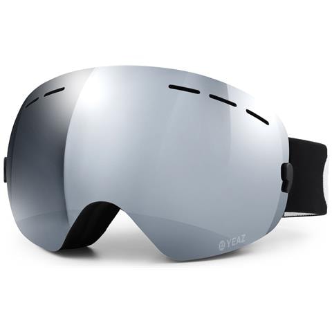 Maschera Xtrm-summit Occhiali Da Sci E Snowboard Senza Montatura Argento A Specchio - Foto 1