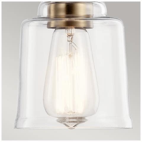 Sospensione Contemporanea Aivian Acciaio Ottone Anticato 1 Luce E27 - Foto 2