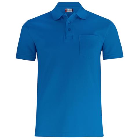 Basic Polo With Pocket Royal S - Foto 1