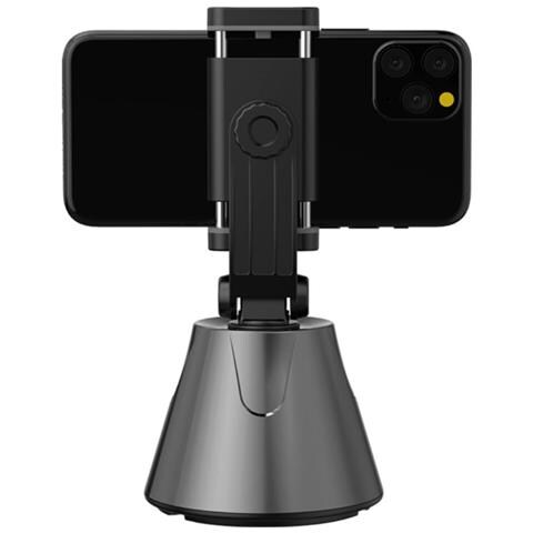 Supporto Da Viaggio Rotante A 360° Con Sensore Di Movimento, Nero - Foto 2