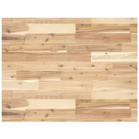 Piano Tavolo Rettangolare 100x60x4 Cm Legno Massello Di Acacia - Foto 2