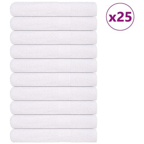 Asciugamani Per Sauna 25pz Bianchi 80x200cm 360g/m 100% Cotone - Foto 1