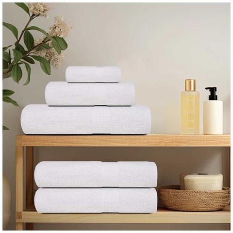 Asciugamani Per Sauna 25pz Bianchi 80x200cm 360g/m 100% Cotone - Foto 3