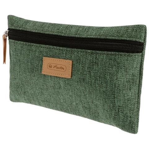 Greenline Astuccio Portamatite Poliestere Verde, Grigio - Foto 1