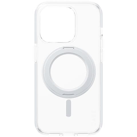 CARE Feature Case Transparent w. Silver Kickstand & MagSafe iPhone 15 Pro - Foto 2