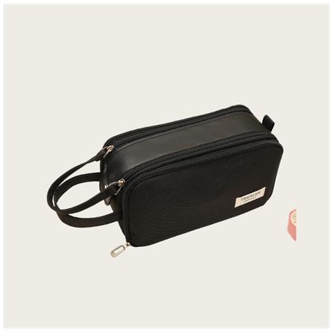 Astuccio Di Grande Capacità, Portamatite Multistrato Con Cerniera Black - Foto 2