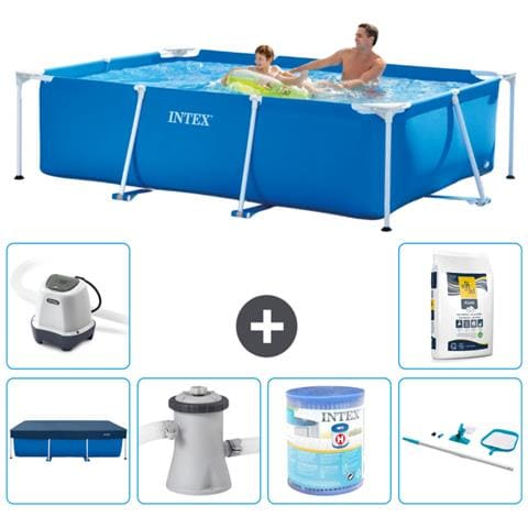 Piscina Fuori Terra - Rettangolo - 260x160x65 Cm - Blu - Include Accessori Coordinati A92 - Foto 1