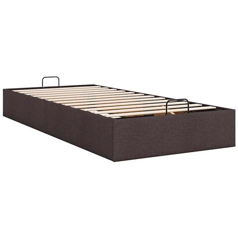 Struttura Letto Pouf senza Materasso 90x200 cm in Tessuto - Foto 9