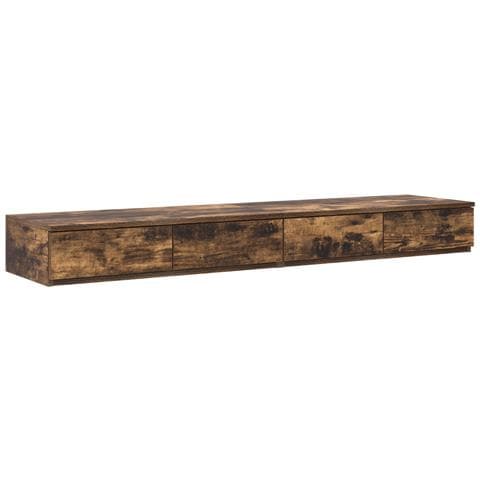 Cassetti in rovere affumicato 150x36,5x16,5 cm in legno ingegnerizzato - Foto 1