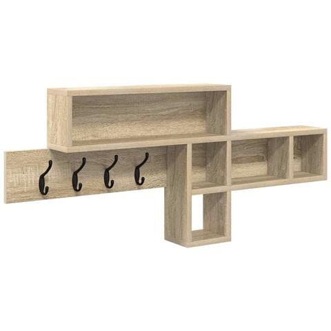 Appendiabiti a muro rovere sonoma 100 x 12 x 43.5 cm - Foto 1