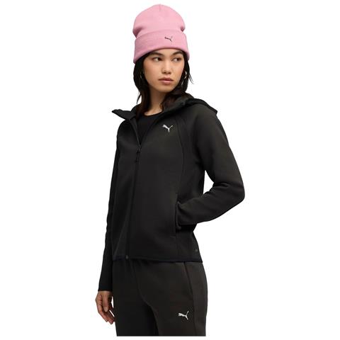 Evostripe Full-zip Hoodie Dk 68814101, Donne, Nero, M - Foto 1