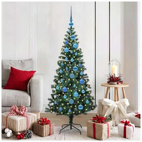 Albero di Natale artificiale con luci integrate Verde 150 cm - Foto 2