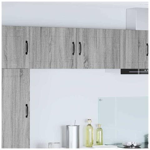 Pensile cucina con porta 2 pcs Grigio Sonoma 50 x 31 x 40 cm - Foto 2