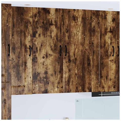 Pensile cucina Rovere fumé 80 x 31 x 100 cm Legno multistrato - Foto 2