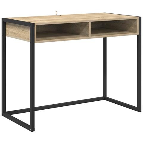 Scrivania Sonoma 100 x 50 x 75 cm Legno multistrato - Foto 1