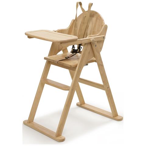 Safetots Seggiolone Pieghevole Deluxe In Legno, Naturale - Foto 2