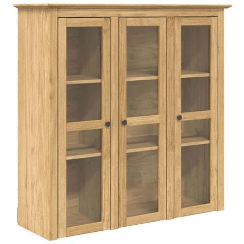 Armadio con Porte in Vetro BODO Marrone miele - Foto 1